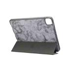 For iPad Pro 11 2022 / 2021 Marble Texture Horizontal Flip Leather Tablet Case with Three-folding Holder & Sleep / Wake-up Function(Black Grey) - 5
