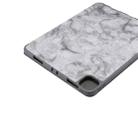 For iPad Pro 11 2022 / 2021 Marble Texture Horizontal Flip Leather Tablet Case with Three-folding Holder & Sleep / Wake-up Function(Black Grey) - 7