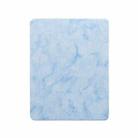 For iPad Pro 11 2022 / 2021 Marble Texture Horizontal Flip Leather Tablet Case with Three-folding Holder & Sleep / Wake-up Function(Blue) - 2
