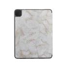 For iPad Pro 11 2022 / 2021 Marble Texture Horizontal Flip Leather Tablet Case with Three-folding Holder & Sleep / Wake-up Function(Grey) - 3