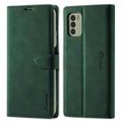 For Xiaomi Poco M3 / Redmi 9T / 9 Power Forwenw F1 Series Matte Strong Magnetism Horizontal Flip Leather Case with Holder & Card Slots & Wallet & Photo Frame(Green) - 1