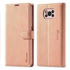 For Xiaomi Poco X3 / X3 NFC / X3 Pro Forwenw F1 Series Matte Strong Magnetism Horizontal Flip Leather Case with Holder & Card Slots & Wallet & Photo Frame(Rose Gold) - 1