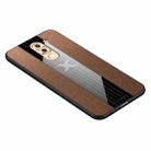 For Huawei Honor 6X XINLI Stitching Cloth Textue Shockproof TPU Protective Case(Brown) - 1