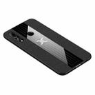 For Huawei Enjoy 9s XINLI Stitching Cloth Textue Shockproof TPU Protective Case(Black) - 1