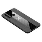 For Huawei Enjoy 9s XINLI Stitching Cloth Textue Shockproof TPU Protective Case(Grey) - 1