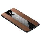 For Huawei Mate 20 Lite / Maimang 7 XINLI Stitching Cloth Textue Shockproof TPU Protective Case(Brown) - 1