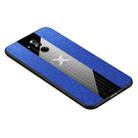 For Huawei Mate 20 Lite / Maimang 7 XINLI Stitching Cloth Textue Shockproof TPU Protective Case(Blue) - 1