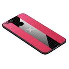 For Huawei Honor 7X XINLI Stitching Cloth Textue Shockproof TPU Protective Case(Red) - 1