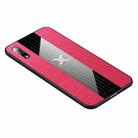 For Huawei Honor 9X XINLI Stitching Cloth Textue Shockproof TPU Protective Case(Red) - 1
