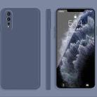 For vivo iQOO Neo Solid Color Imitation Liquid Silicone Straight Edge Dropproof Full Coverage Protective Case(Grey) - 1