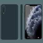 For vivo IQOO Solid Color Imitation Liquid Silicone Straight Edge Dropproof Full Coverage Protective Case(Dark Green) - 1