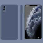 For vivo X23 Solid Color Imitation Liquid Silicone Straight Edge Dropproof Full Coverage Protective Case(Grey) - 1