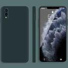 For vivo X23 Solid Color Imitation Liquid Silicone Straight Edge Dropproof Full Coverage Protective Case(Dark Green) - 1