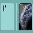 For vivo X30 Pro Solid Color Imitation Liquid Silicone Straight Edge Dropproof Full Coverage Protective Case(Sky Blue) - 1