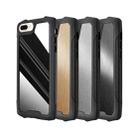 Stainless Steel Metal PC Back Cover + TPU Heavy Duty Armor Shockproof Case For iPhone 8 Plus / 7 Plus(Brush Black) - 2