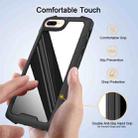 Stainless Steel Metal PC Back Cover + TPU Heavy Duty Armor Shockproof Case For iPhone 8 Plus / 7 Plus(Brush Black) - 4