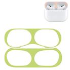 For Apple AirPods Pro Wireless Earphone Protective Case Metal Protective Sticker(Green) - 1