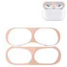 For Apple AirPods Pro Wireless Earphone Protective Case Metal Protective Sticker(Flesh Color) - 1