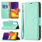 For Samsung Galaxy A82 5G Litchi Texture Pure Color Horizontal Flip Leather Case with Holder & Card Slots & Wallet & Lanyard(Green) - 1