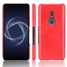 For Fujitsu Be4 Plus F-41B Shockproof Litchi Texture PC + PU Case(Red) - 1