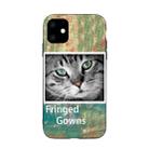 For iPhone 11 Pro Painted Pattern Soft TPU Protective Case(Cat) - 1