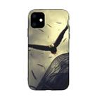 For iPhone 11 Pro Max Painted Pattern Soft TPU Protective Case(Eagle) - 1