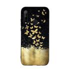 For Huawei Nova 5i Painted Pattern Soft TPU Protective Case(Gold Butterfly) - 1
