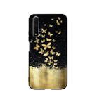 For Huawei Honor 20 Painted Pattern Soft TPU Protective Case(Gold Butterfly) - 1