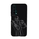 For Huawei Honor 20 Pro Painted Pattern Soft TPU Protective Case(Five Hands) - 1