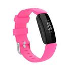 For Fitbit Ace 3 / Inspire 2 Silicone Watch Band(Pink) - 1