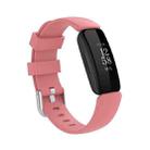 For Fitbit Ace 3 / Inspire 2 Silicone Watch Band(Dark Pink) - 1