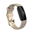 For Fitbit Ace 3 / Inspire 2 Silicone Watch Band(Champagne Gold) - 1