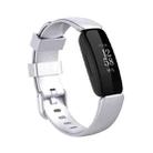For Fitbit Ace 3 / Inspire 2 Silicone Watch Band(Silver) - 1