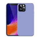 For iPhone 11 Pro Max Frosted Magnetic TPU Protective Case (Purple) - 1