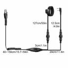 RETEVIS EH050K 2 Pin Adjustable Volume Noise Reduction Aviation Headphone Microphone with Finger PTT - 4