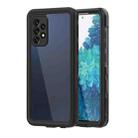 For Samsung Galaxy A52 5G RedPepper Transparent Dot Shockproof Waterproof PC + TPU Protective Case(Black) - 1