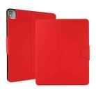 For iPad Pro 12.9 2022 / 2021 Electric Pressed Texture Horizontal Flip Leather Tablet Case with Holder & Pen Slot(Red) - 1