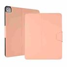 For iPad Pro 12.9 2022 / 2021 Electric Pressed Texture Horizontal Flip Leather Tablet Case with Holder & Pen Slot(Pink) - 1