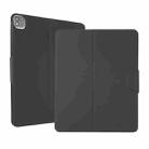 For iPad Pro 12.9 2022 / 2021 Electric Pressed Texture Horizontal Flip Leather Tablet Case with Holder & Pen Slot(Dark Gray) - 1