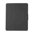 For iPad Pro 12.9 2022 / 2021 Electric Pressed Texture Horizontal Flip Leather Tablet Case with Holder & Pen Slot(Dark Gray) - 2