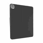 For iPad Pro 12.9 2022 / 2021 Electric Pressed Texture Horizontal Flip Leather Tablet Case with Holder & Pen Slot(Dark Gray) - 3