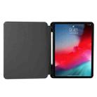For iPad Pro 12.9 2022 / 2021 Electric Pressed Texture Horizontal Flip Leather Tablet Case with Holder & Pen Slot(Dark Gray) - 6