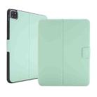 For iPad Pro 11 2022 / 2021 Electric Pressed Texture Horizontal Flip Leather Tablet Case with Holder & Pen Slot(Mint Green) - 1