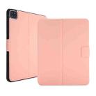 For iPad Pro 11 2022 / 2021 Electric Pressed Texture Horizontal Flip Leather Tablet Case with Holder & Pen Slot(Pink) - 1