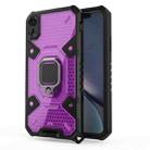 For iPhone XR Space PC+TPU Ring Holder Protective Case(Purple) - 1