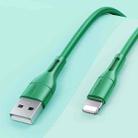 USAMS US-SJ500 U68 2A USB to 8 Pin PVC Charging Transmission Data Cable, Cable Length: 1m(Green) - 1