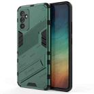 For Samsung Galaxy A82 5G Punk Armor 2 in 1 PC + TPU Shockproof Case with Invisible Holder(Green) - 1
