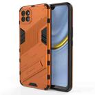 For Honor Play 20 Punk Armor 2 in 1 PC + TPU Shockproof Case with Invisible Holder(Orange) - 1