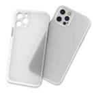 0.3mm Ultra-thin Frosted Soft Case with Detachable Buttons For iPhone 12 Pro(Transparent) - 1