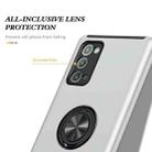 For Samsung Galaxy Note20 PC + TPU Shockproof Magnetic Protective Case with Invisible Ring Holder(Silver) - 6